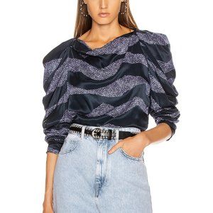 ❌SOLD❌ Isabel Marant Crem Top in Midnight Silk